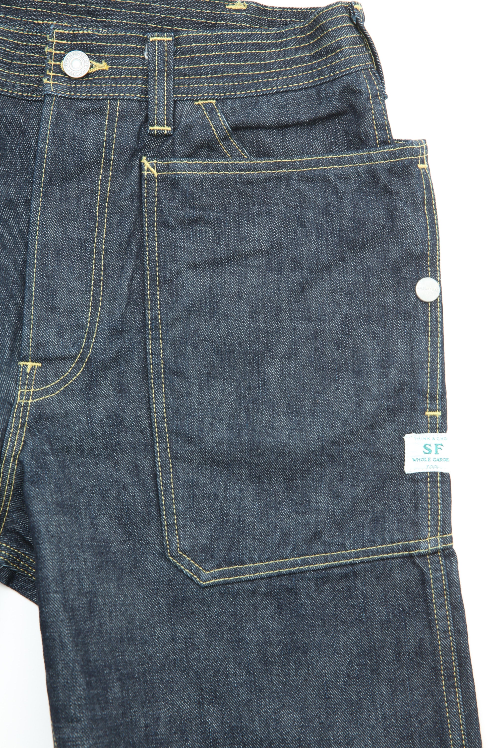 Sassafras Fall Leaf Pants 1/2 (Shorts) 13.5oz Denim - Indigo - Image 3