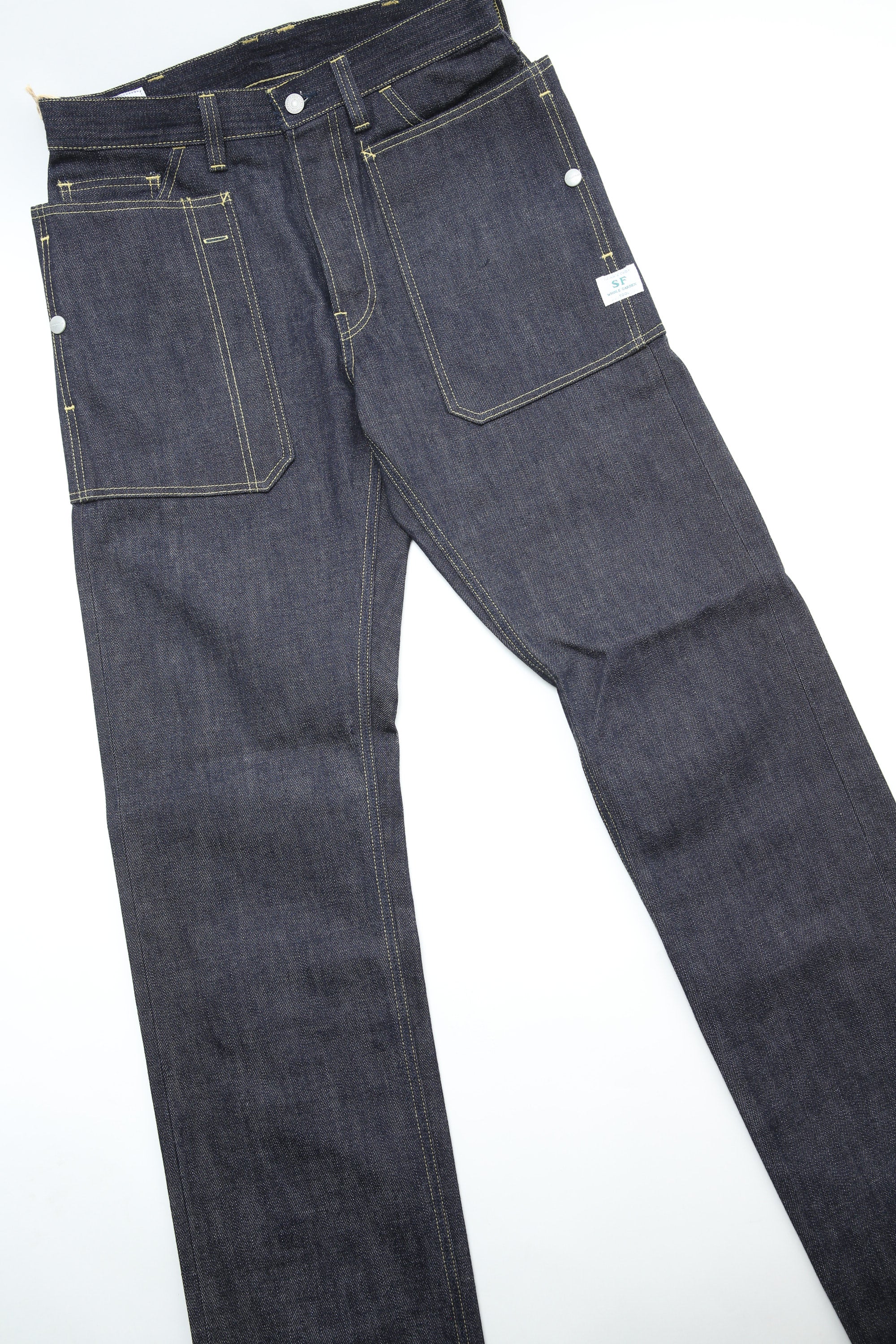 Sassafras Fall Leaf R Pants - Indigo - Image 11