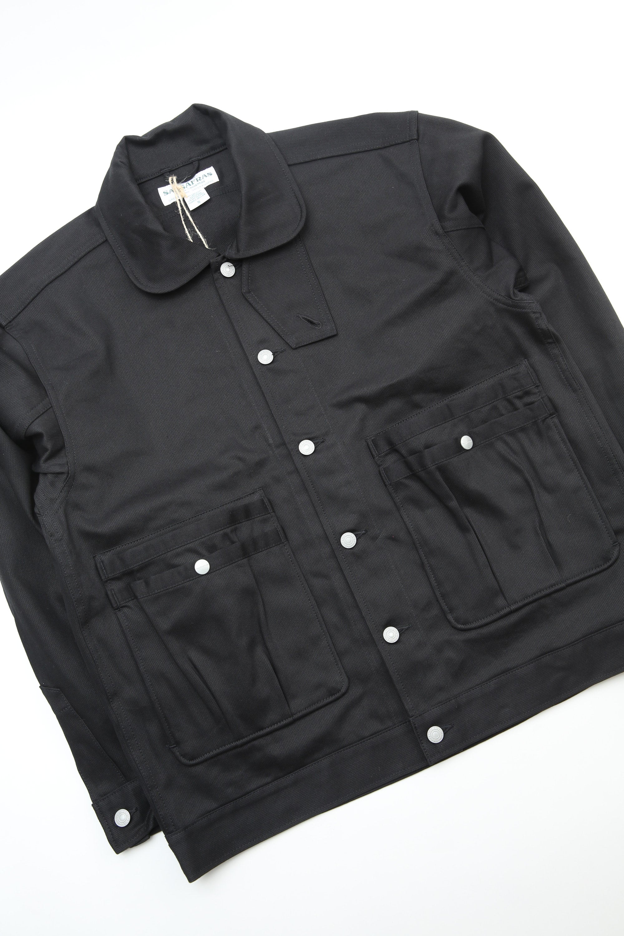 Sassafras Overgrown Trug Jacket - Black Pique - Image 5