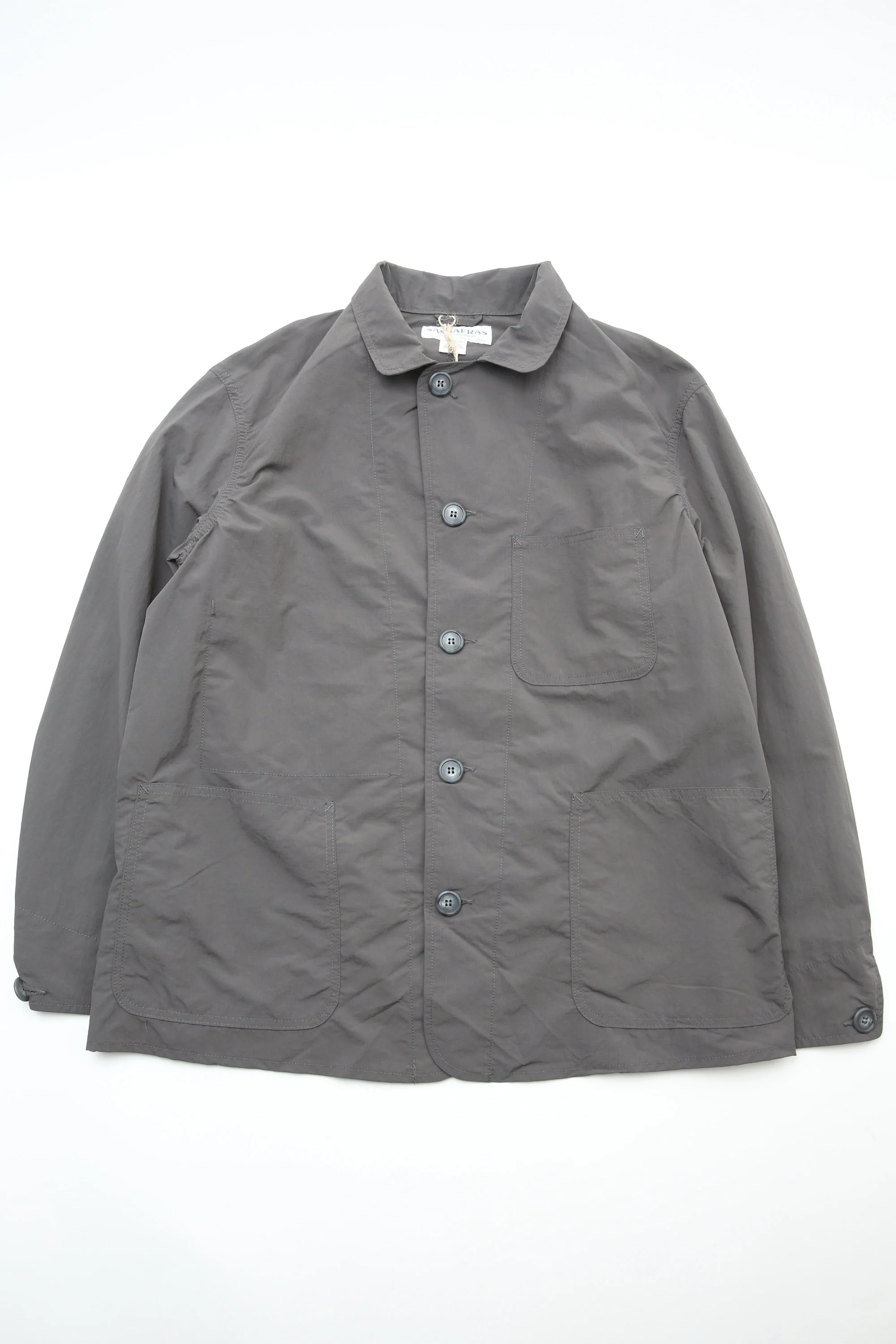 Sassafras Sprayer Jacket - Charcoal Nylon Ripstop