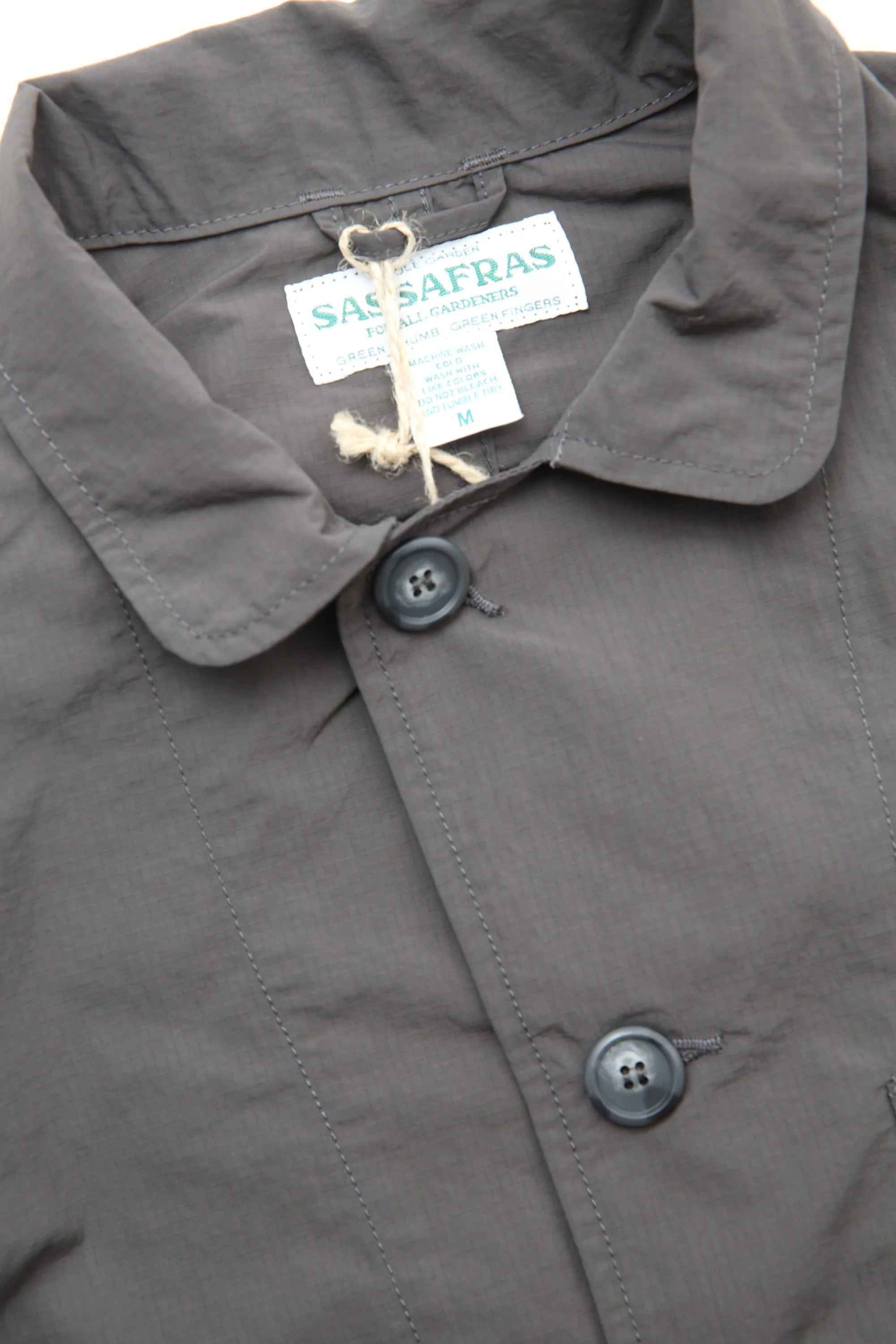 Sassafras Sprayer Jacket - Charcoal Nylon Ripstop - Image 6
