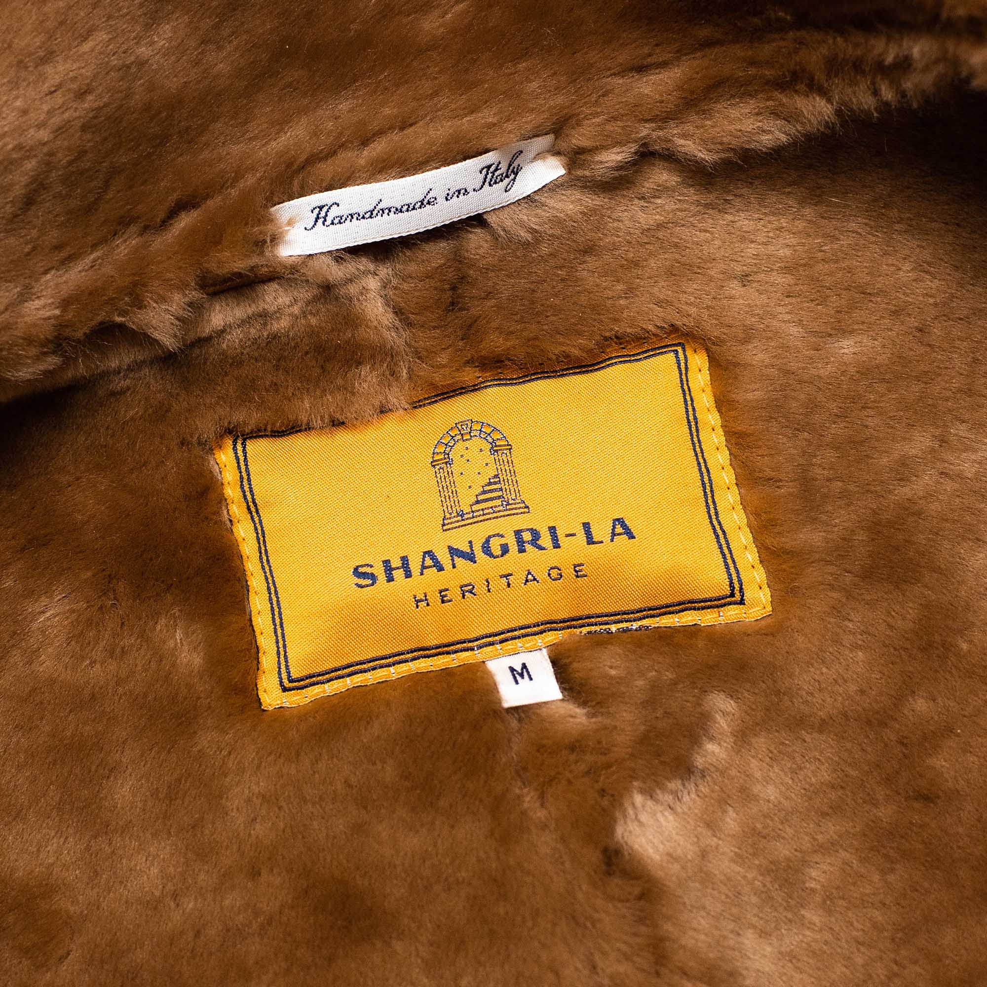 Shangri-la Heritage - "Aviatore" B-3 Seal Brown Shearling Jacket - Image 10