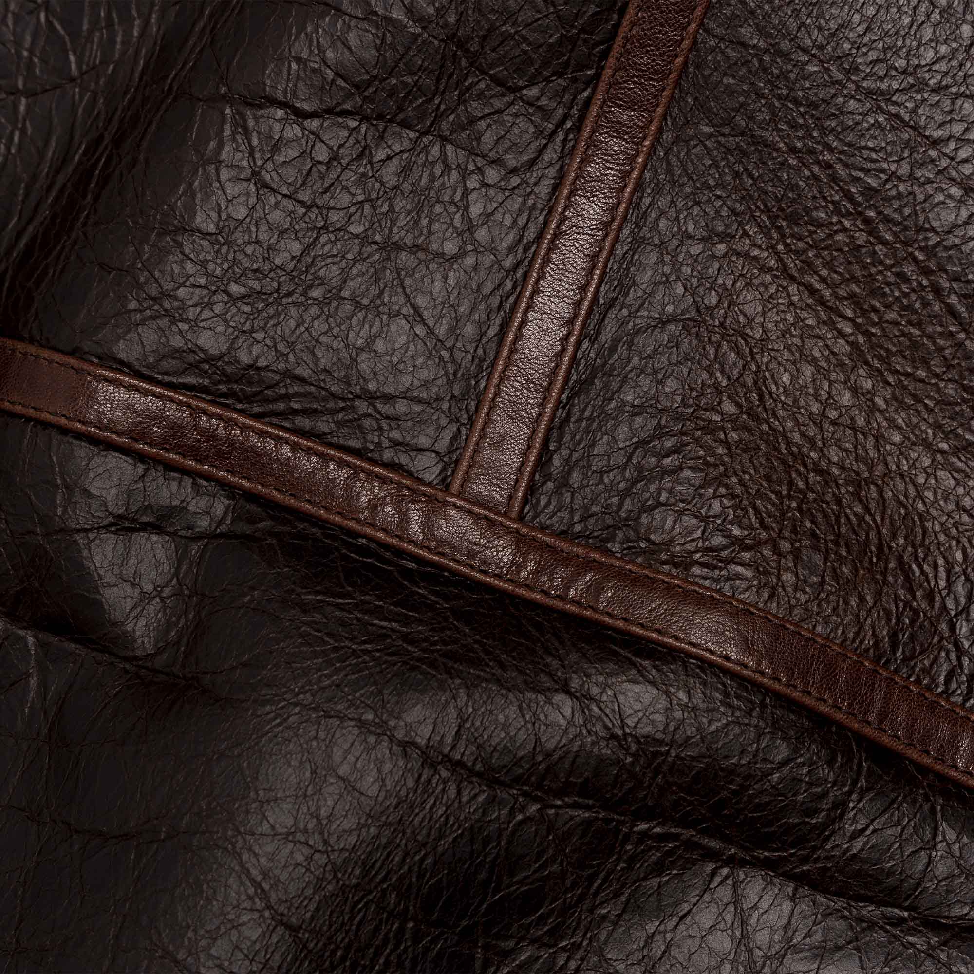 Shangri-la Heritage - "Aviatore" B-3 Seal Brown Shearling Jacket - Image 4