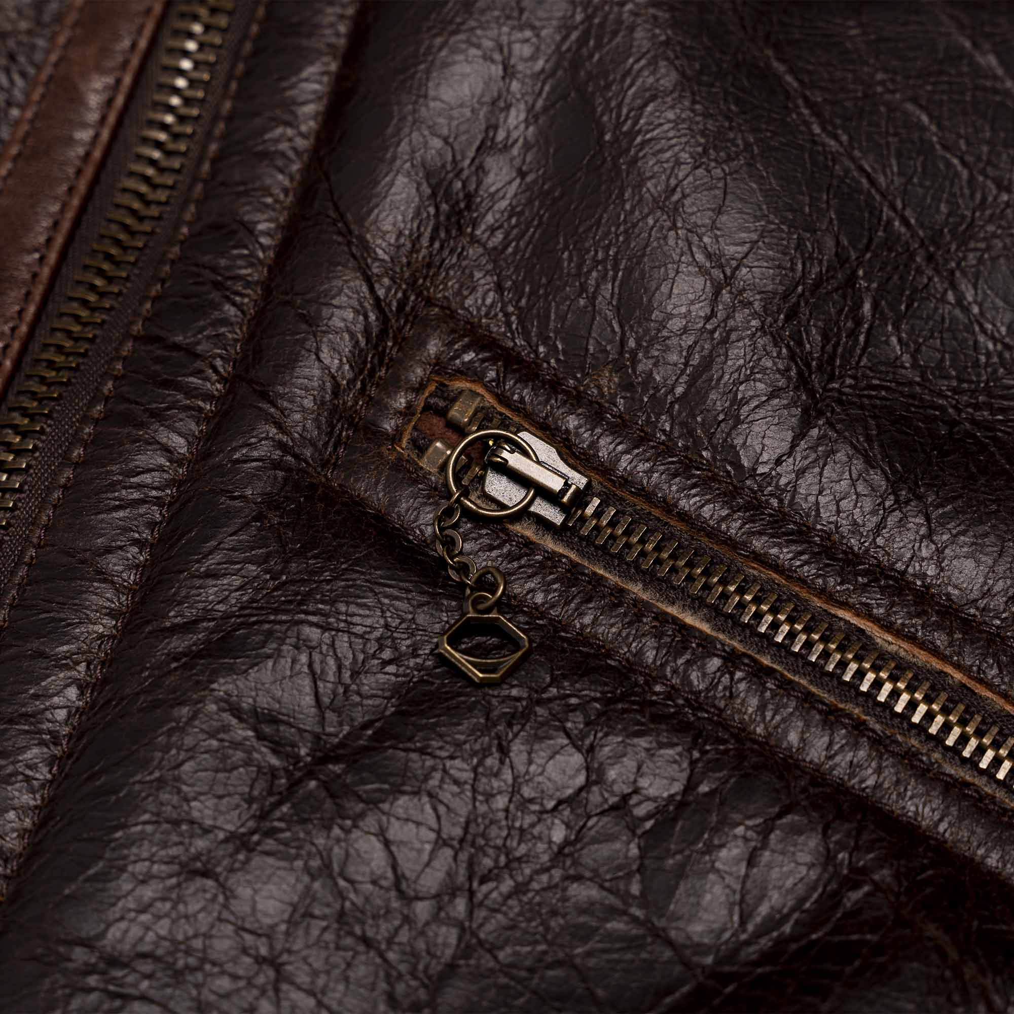 Shangri-la Heritage - "Aviatore" B-3 Seal Brown Shearling Jacket - Image 8
