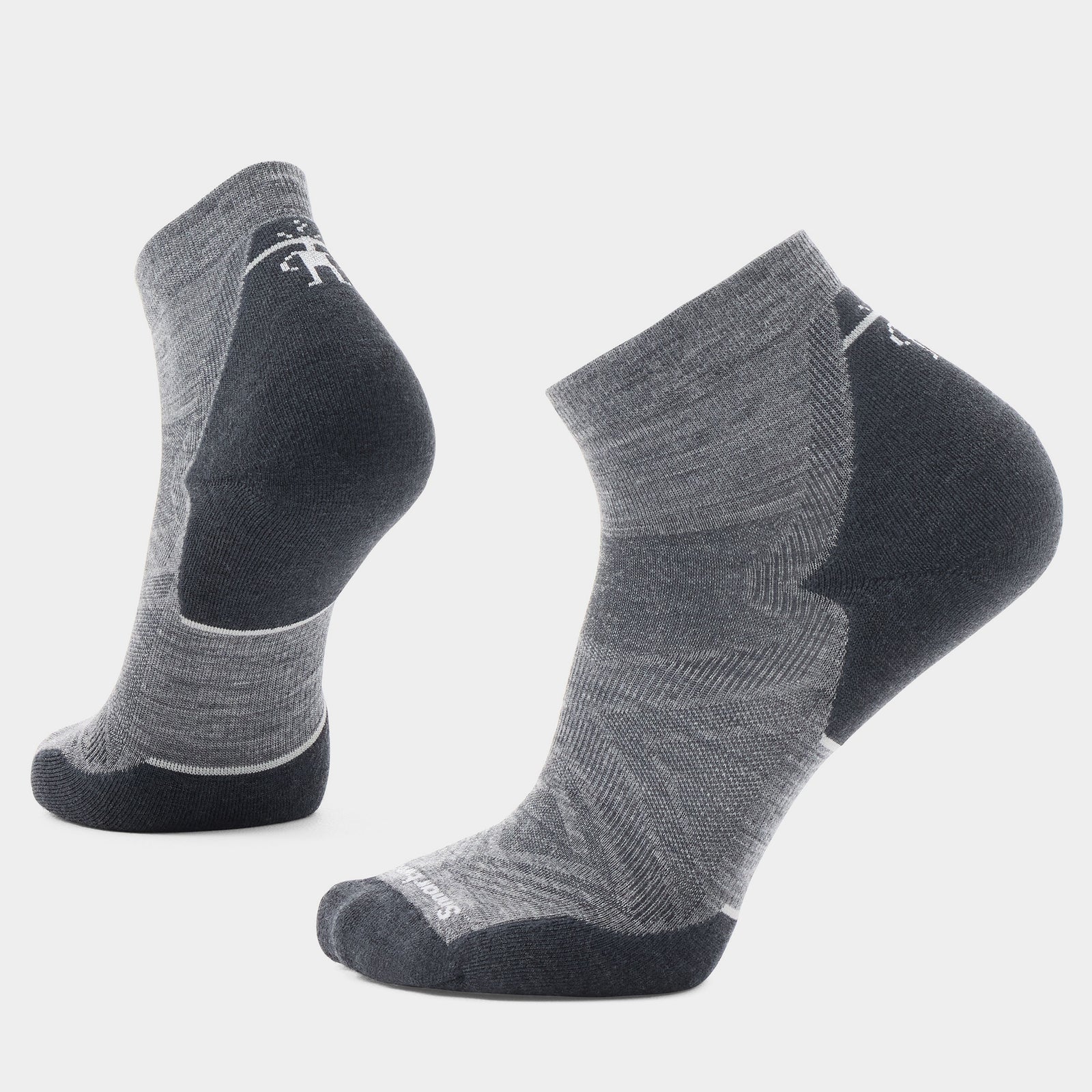 Smartwool Targeted Cushion Run Ankle Socks - Medium Gray