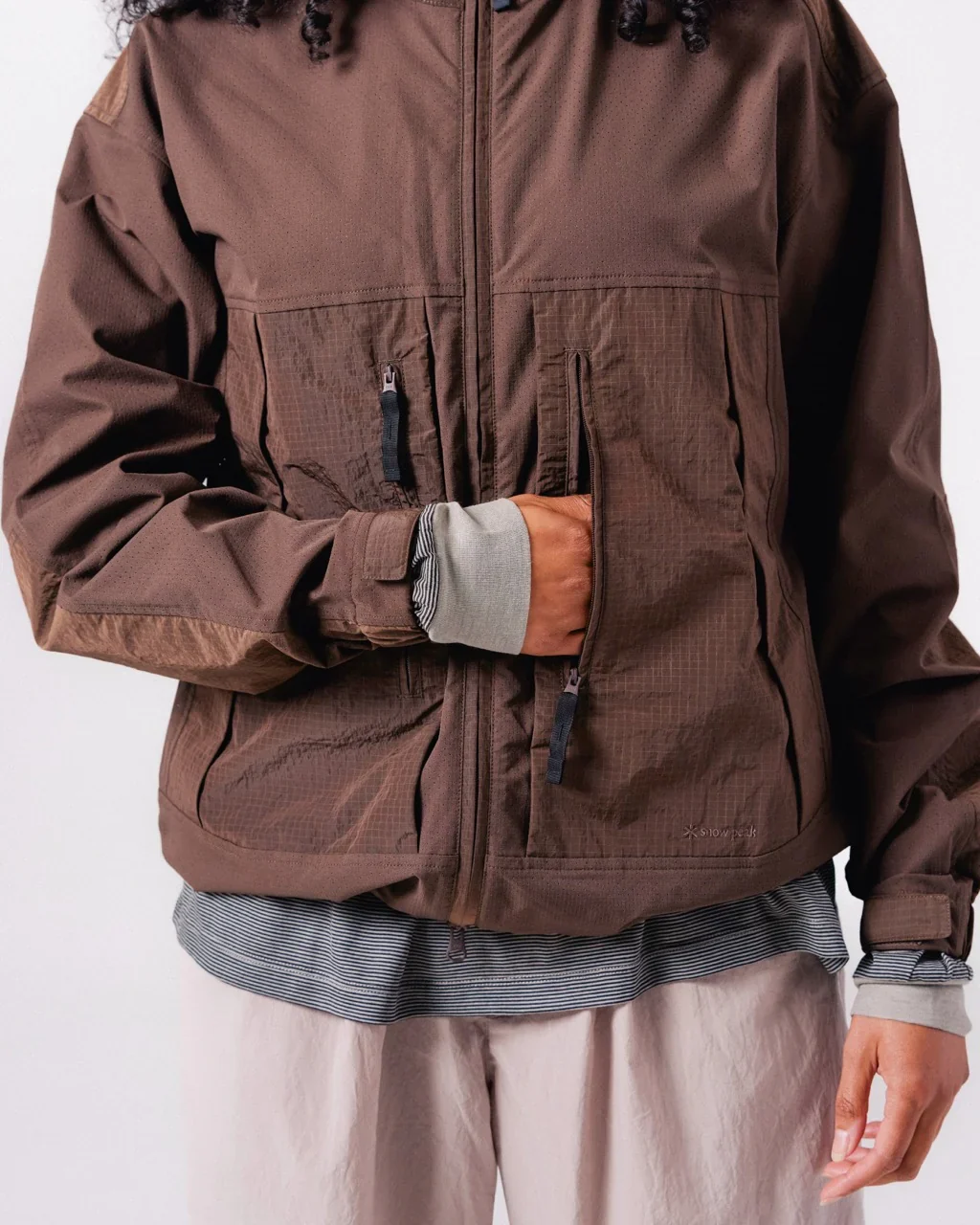 Snow Peak Insect Shield Jacket - Brown - Image 10