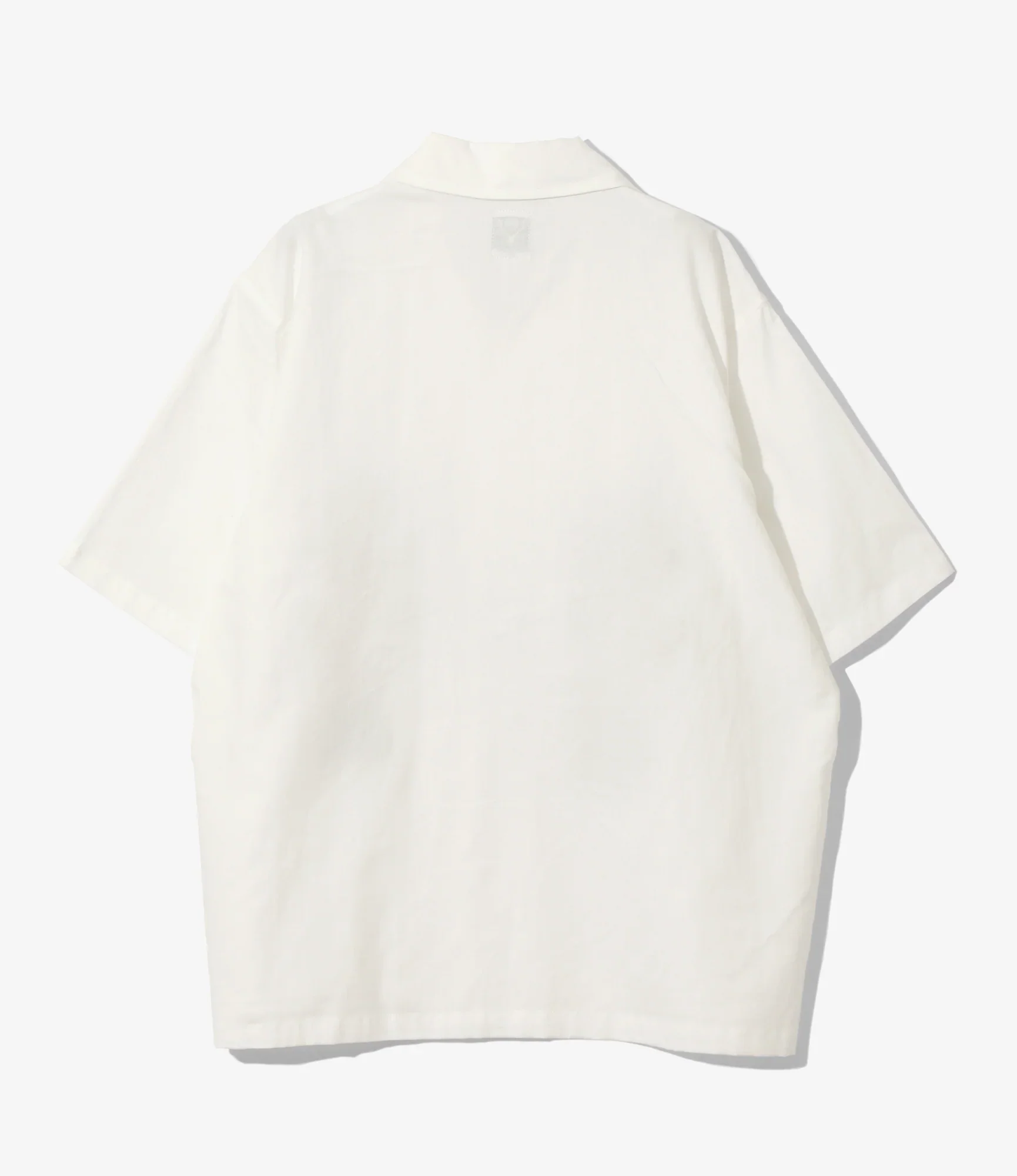 South2 West8 Flower Embroidery Cabana Shirt - White - Image 3
