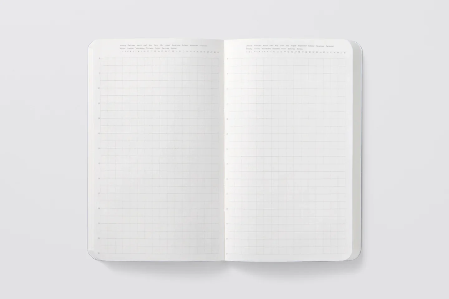 Stalogy A6 Editor's Series 1/2 Year Slim Notebook (Grid Paper Notebook) - Image 3
