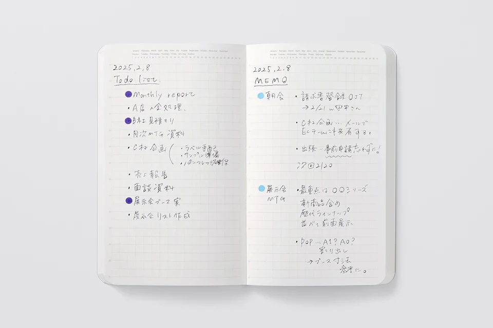 Stalogy A6 Editor's Series 365 Days Notebook (Grid Paper Notebook) - Image 4