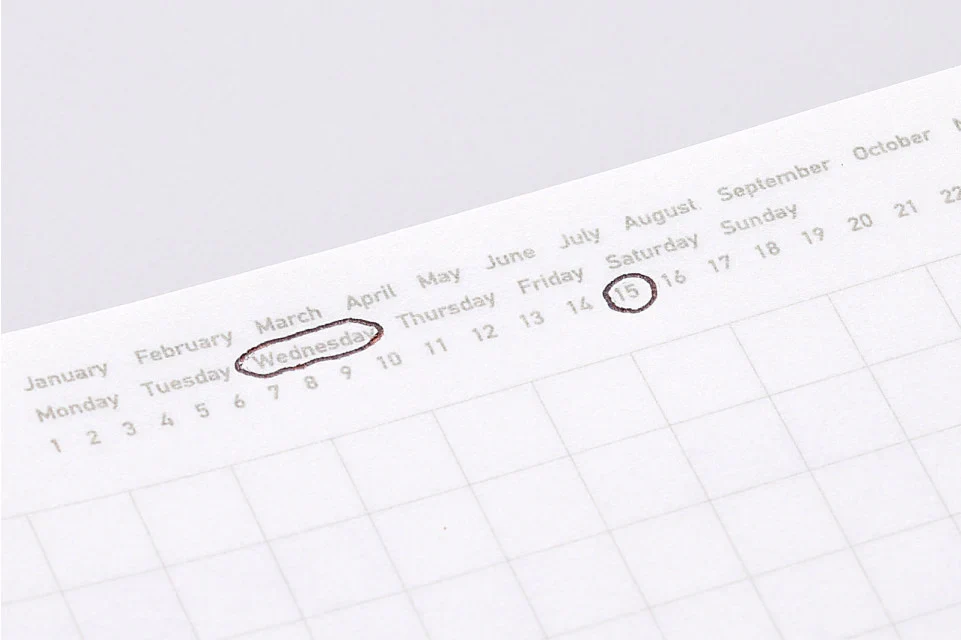 Stalogy A6 Editor's Series 365 Days Notebook (Grid Paper Notebook) - Image 5