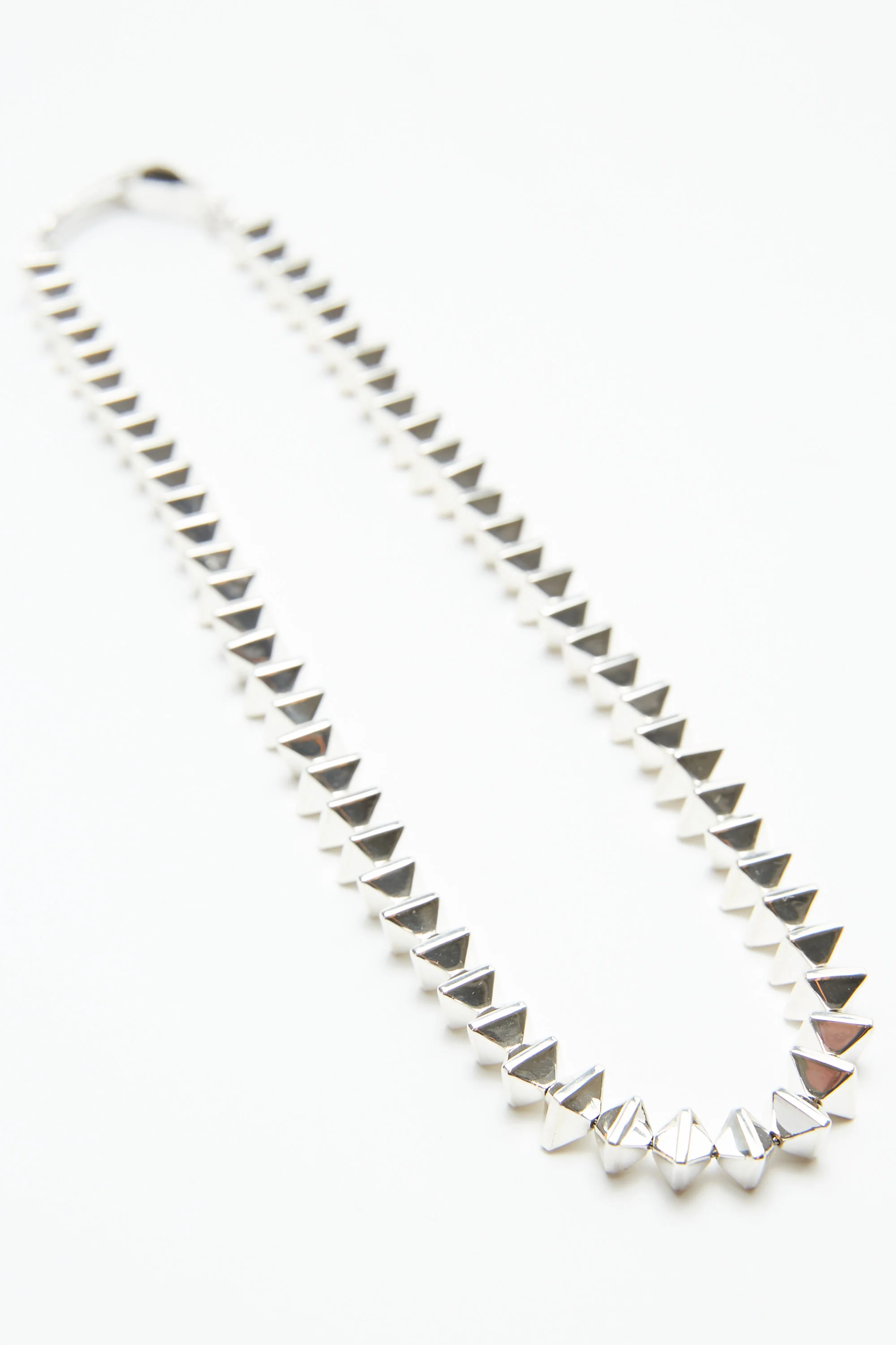 Sterling Silver Octahedron (Dice) Necklace by Trent Lee-Anderson - Image 10