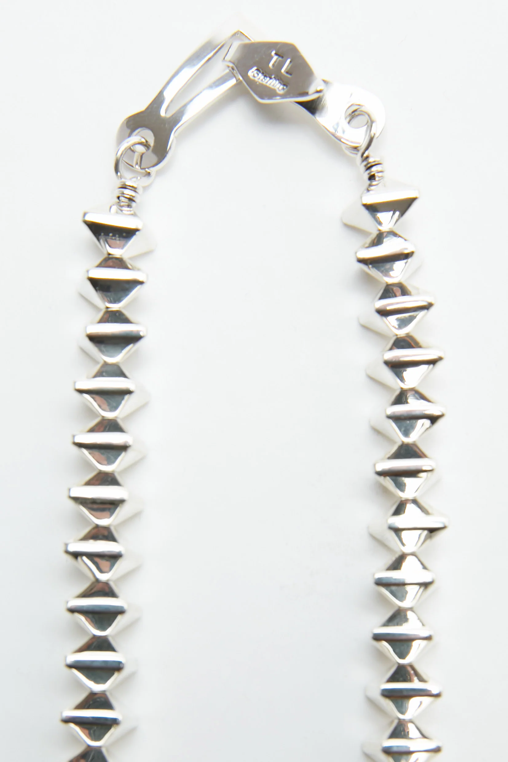 Sterling Silver Octahedron (Dice) Necklace by Trent Lee-Anderson - Image 11