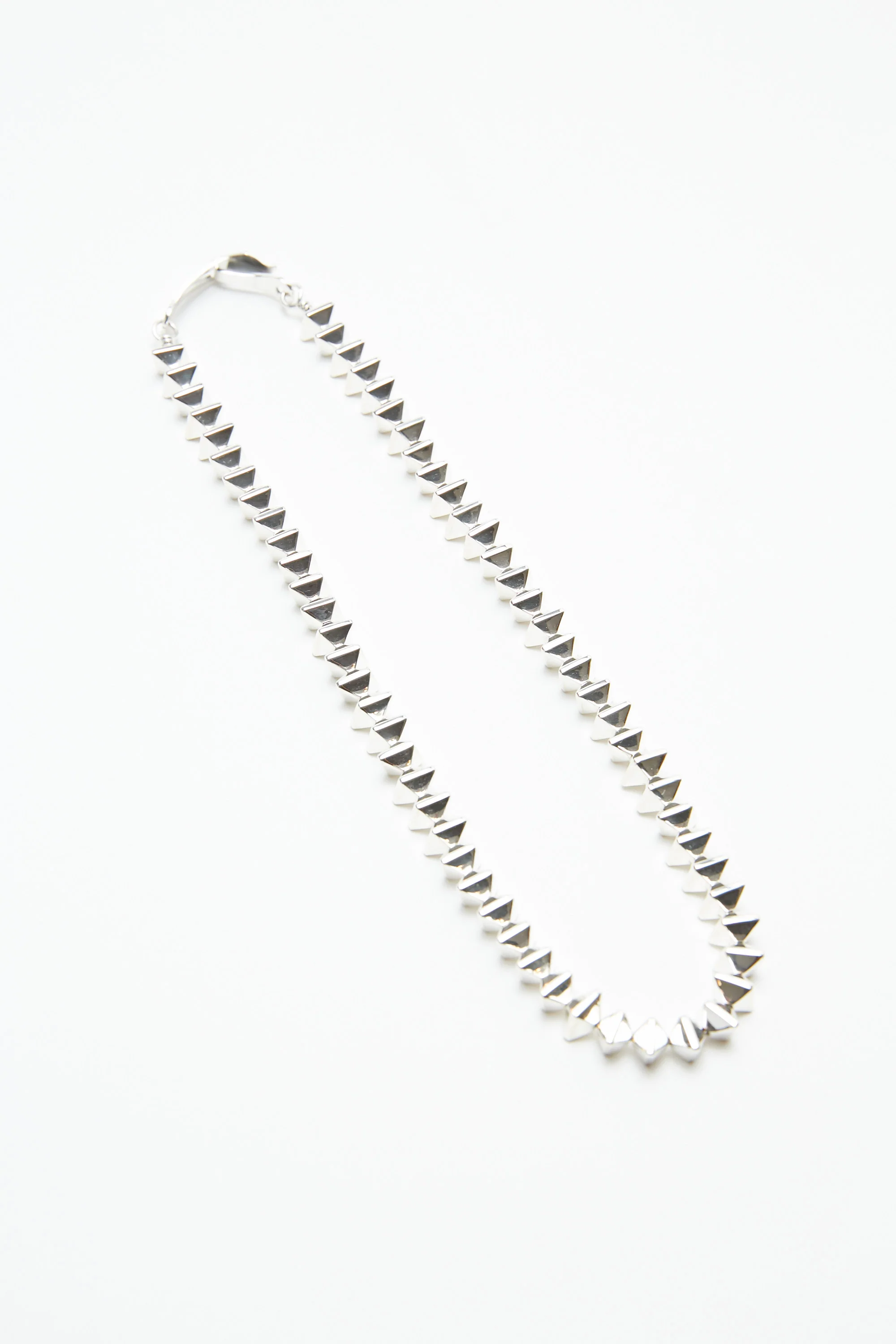 Sterling Silver Octahedron (Dice) Necklace by Trent Lee-Anderson - Image 3