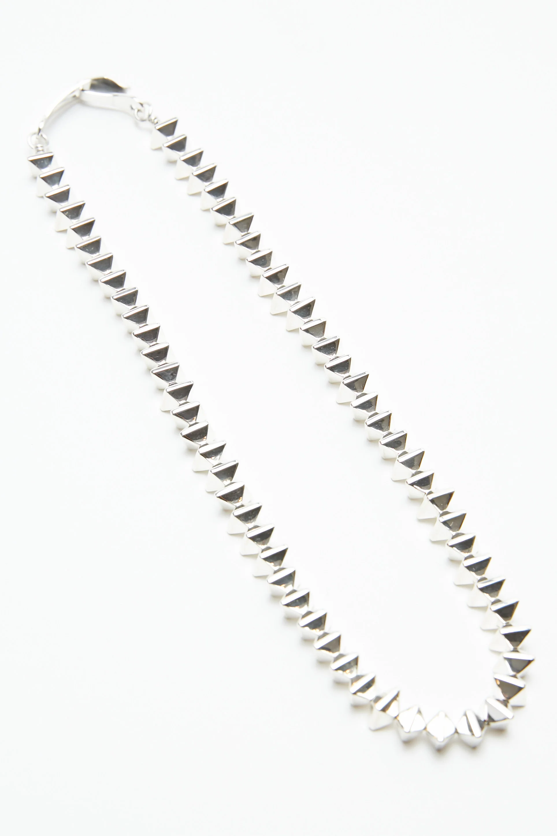 Sterling Silver Octahedron (Dice) Necklace by Trent Lee-Anderson - Image 4