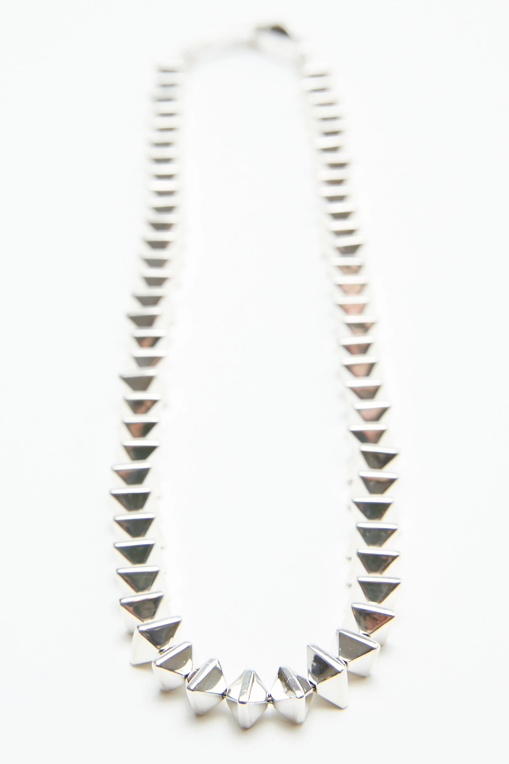 Sterling Silver Octahedron (Dice) Necklace by Trent Lee-Anderson - Image 5