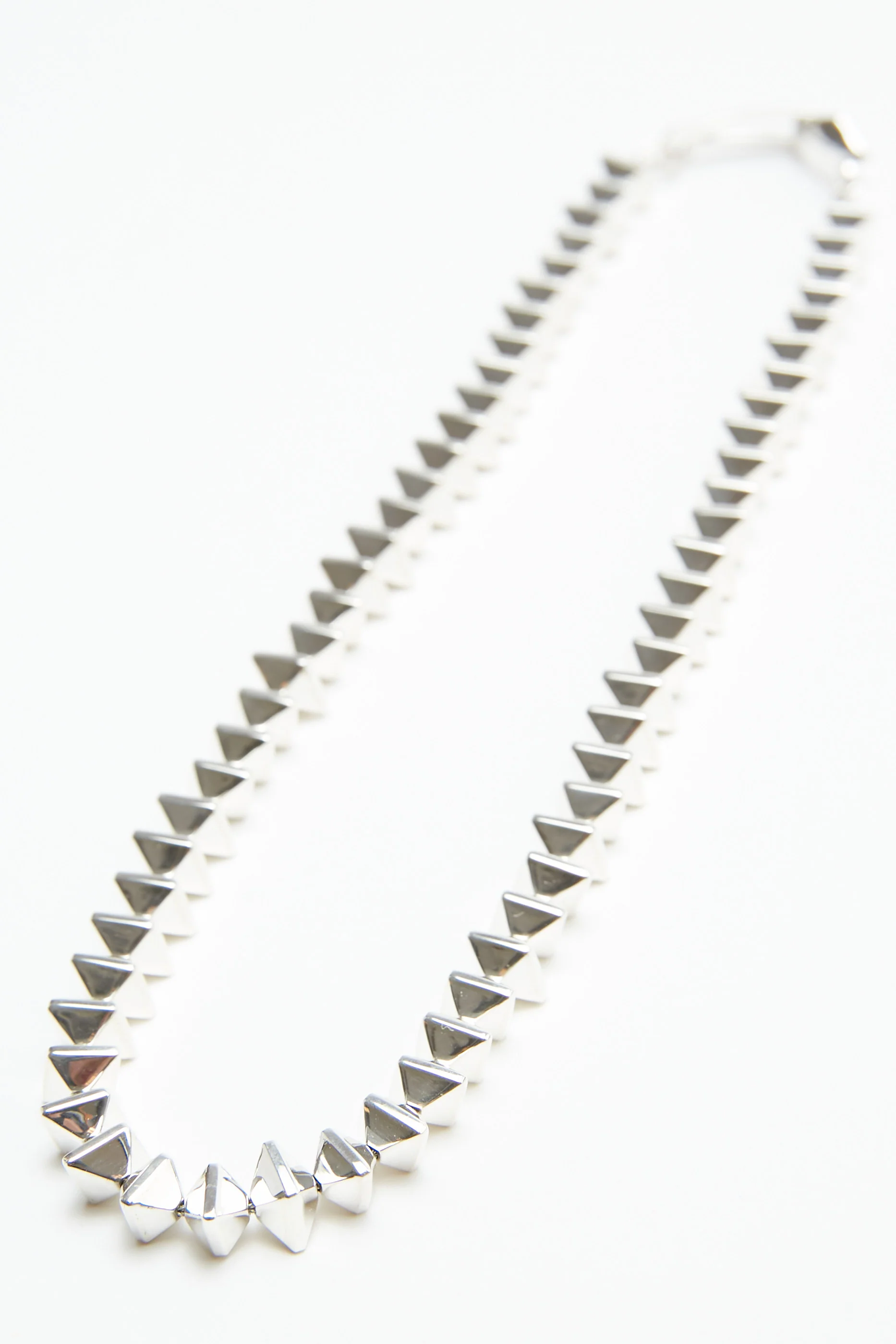 Sterling Silver Octahedron (Dice) Necklace by Trent Lee-Anderson - Image 6