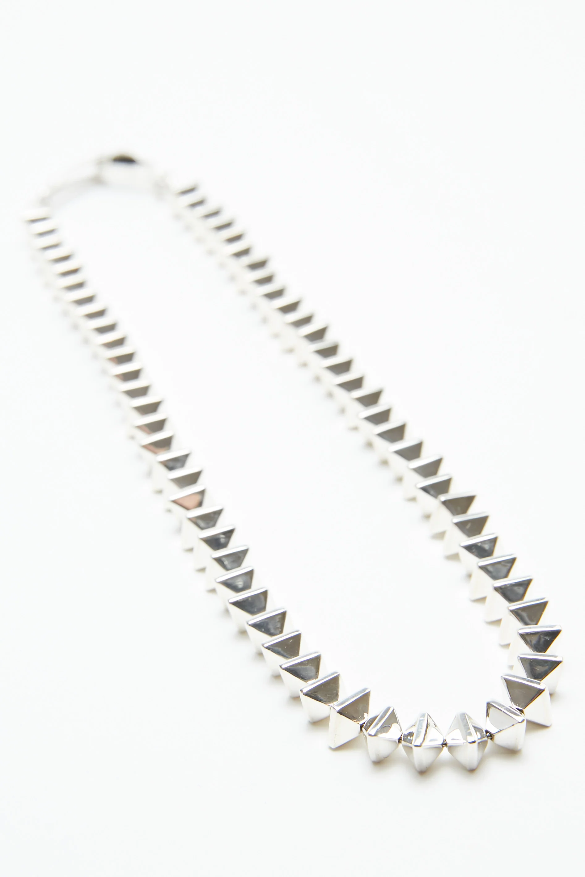 Sterling Silver Octahedron (Dice) Necklace by Trent Lee-Anderson - Image 7