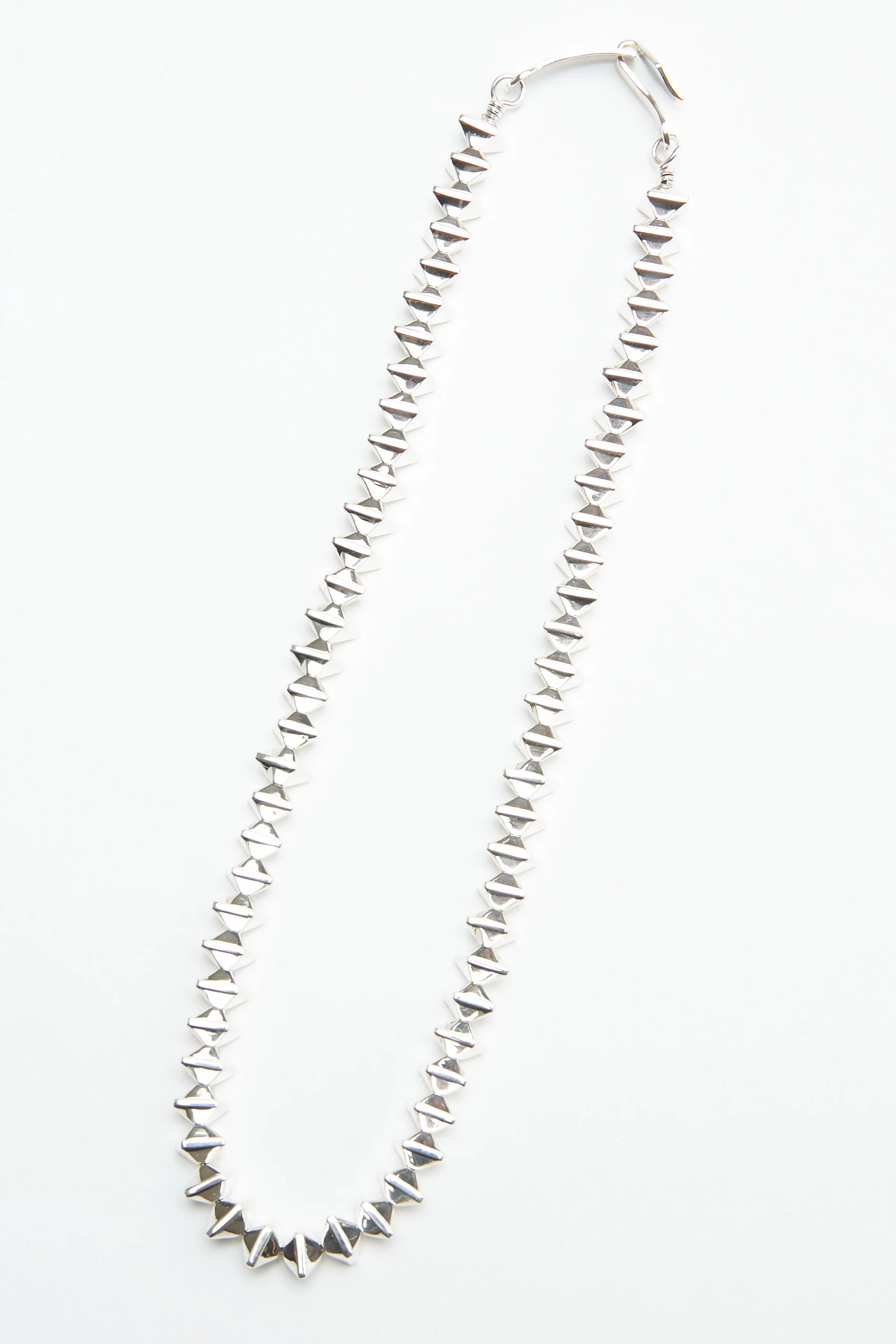 Sterling Silver Octahedron (Dice) Necklace by Trent Lee-Anderson - Image 8