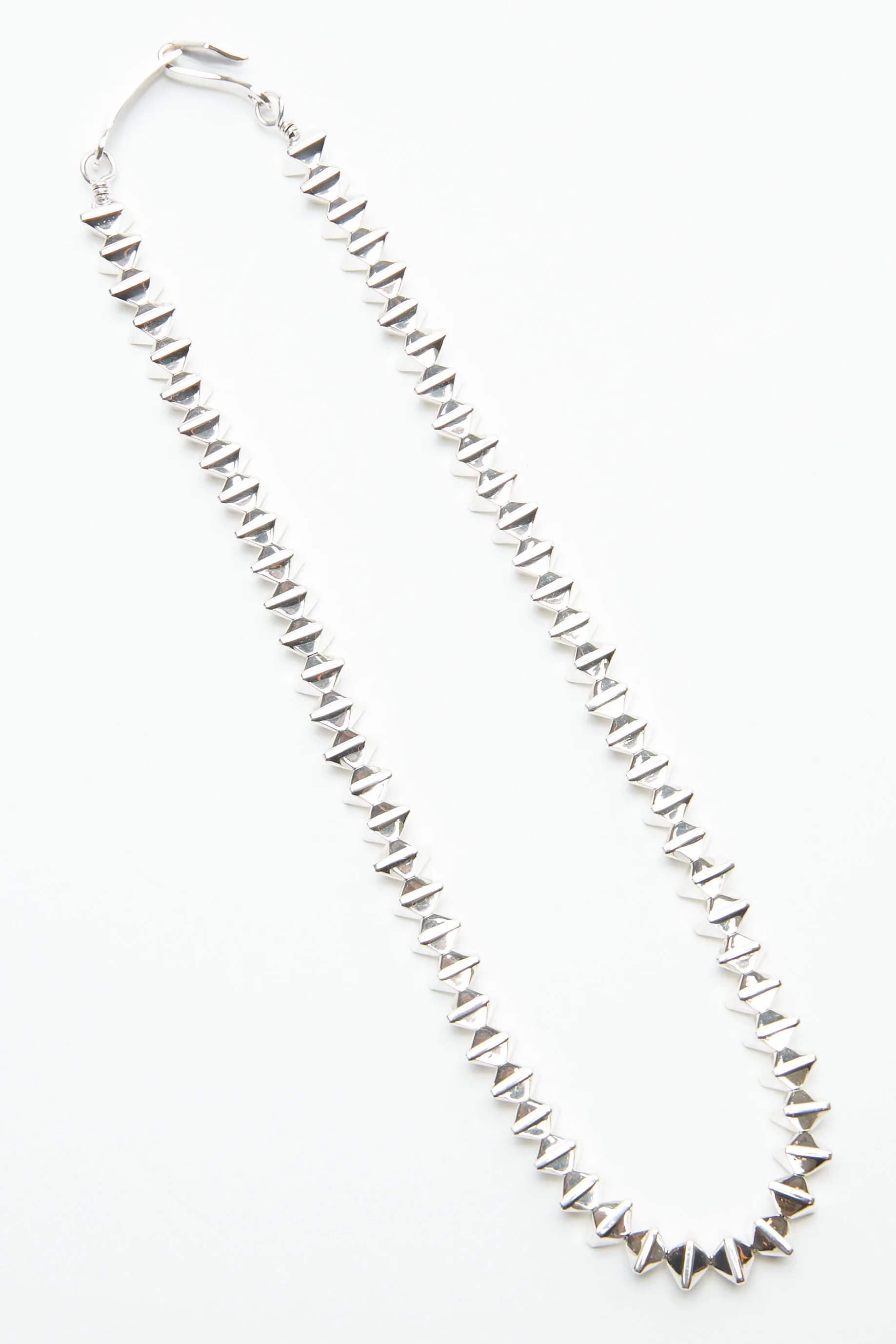 Sterling Silver Octahedron (Dice) Necklace by Trent Lee-Anderson - Image 9