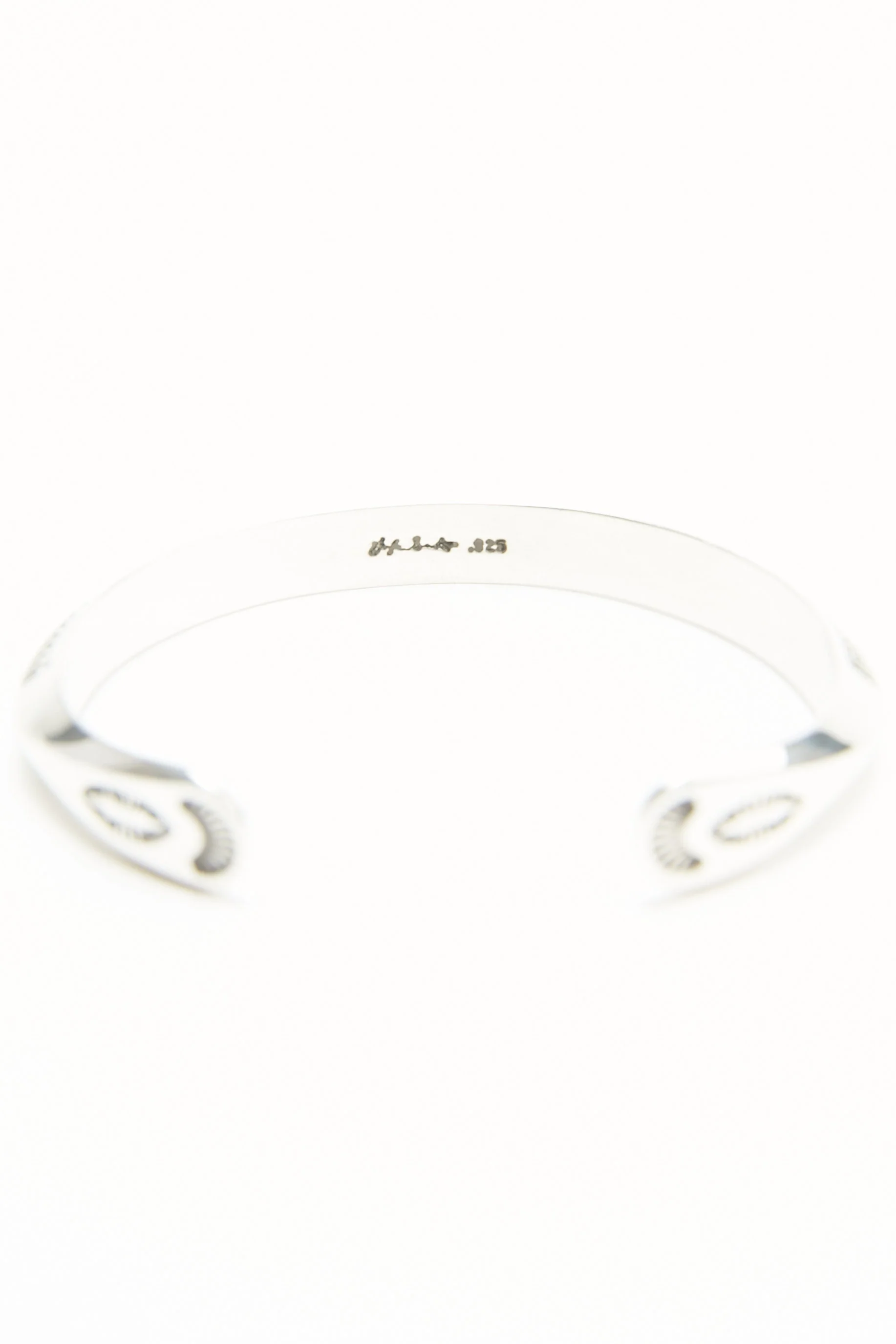 Sterling Silver Triangle Cuff by Lyle Secatero - Abundance and Prosperity Cuff - Image 4