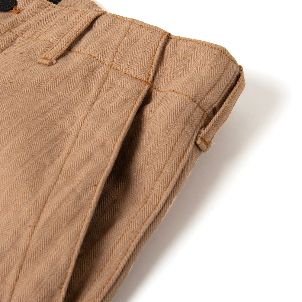 Studio D'Artisan [1917] FOX Cotton Baker Pants - Brown - Image 3
