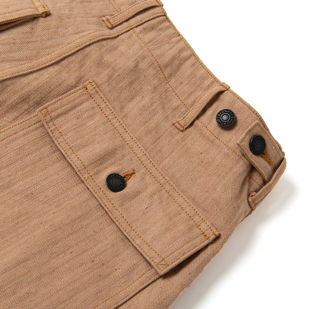 Studio D'Artisan [1917] FOX Cotton Baker Pants - Brown - Image 4
