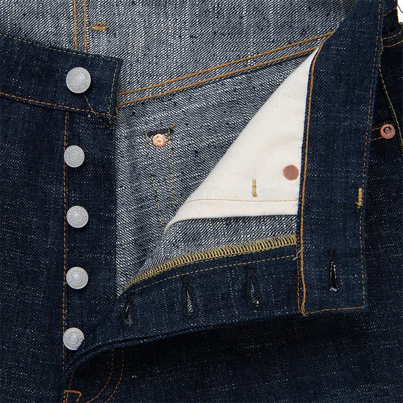 Studio D'Artisan [SD-1002W] 15oz. GL3 Wide Straight Jeans - One Wash - Image 4