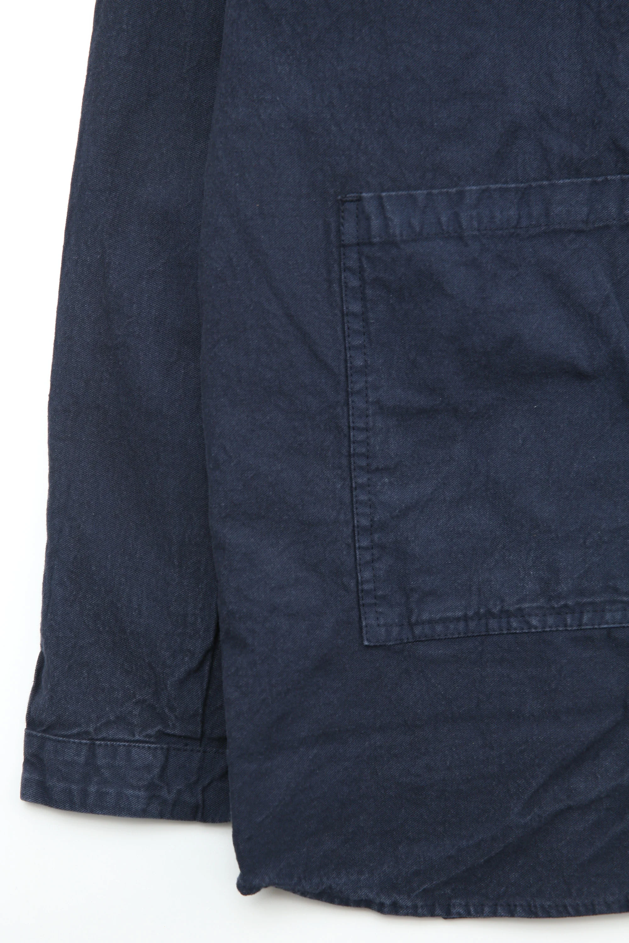 Tender Co. 402 Two Birds Shirt - Hadal Blue Cotton Drop Cloth - Image 3