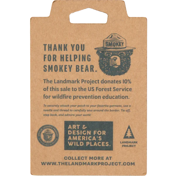 The Landmark Project Be Careful Embroidered Patch - Image 3