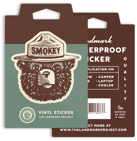 The Landmark Project Smokey Logo Sticker - Image 2