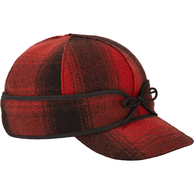 The Original Stormy Kromer Cap - Red/Black Plaid