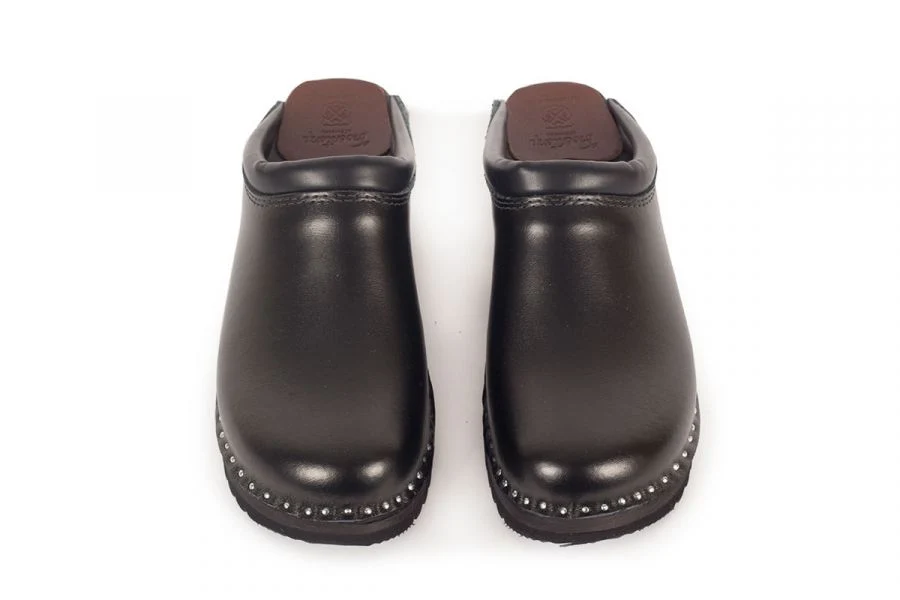 Troentorp Monet Black Clogs - Ideal Black - Image 3