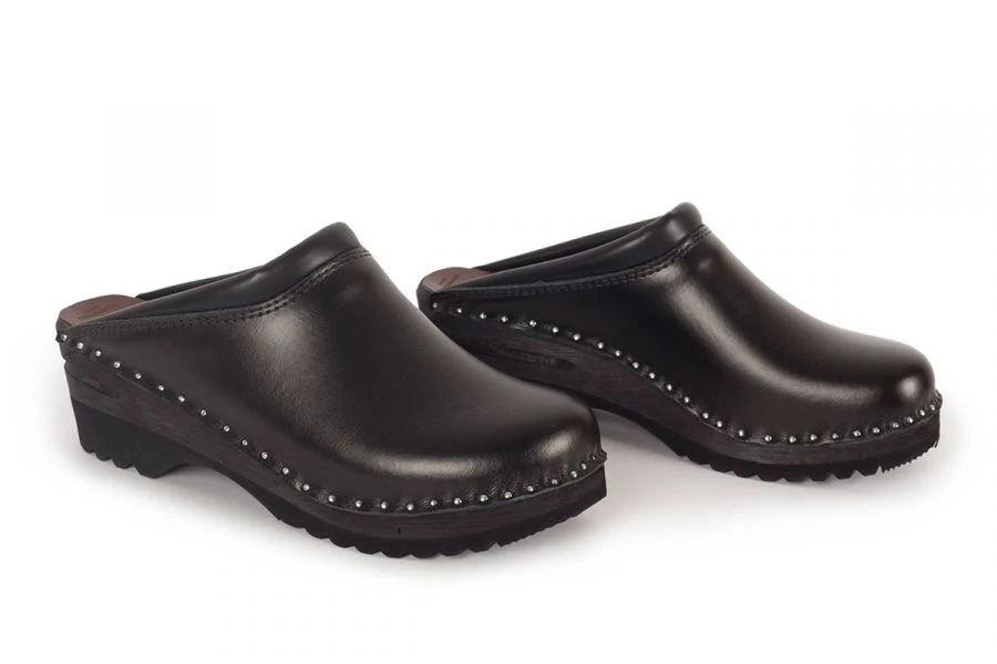 Troentorp Monet Black Clogs - Ideal Black - Image 5