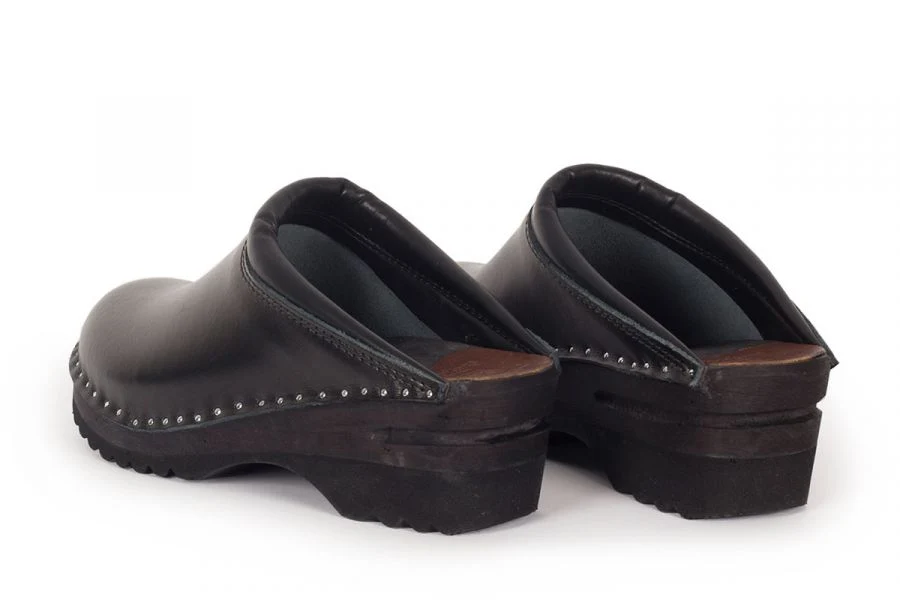 Troentorp Monet Black Clogs - Ideal Black - Image 6