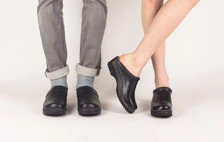 Troentorp Monet Black Clogs - Ideal Black - Image 7