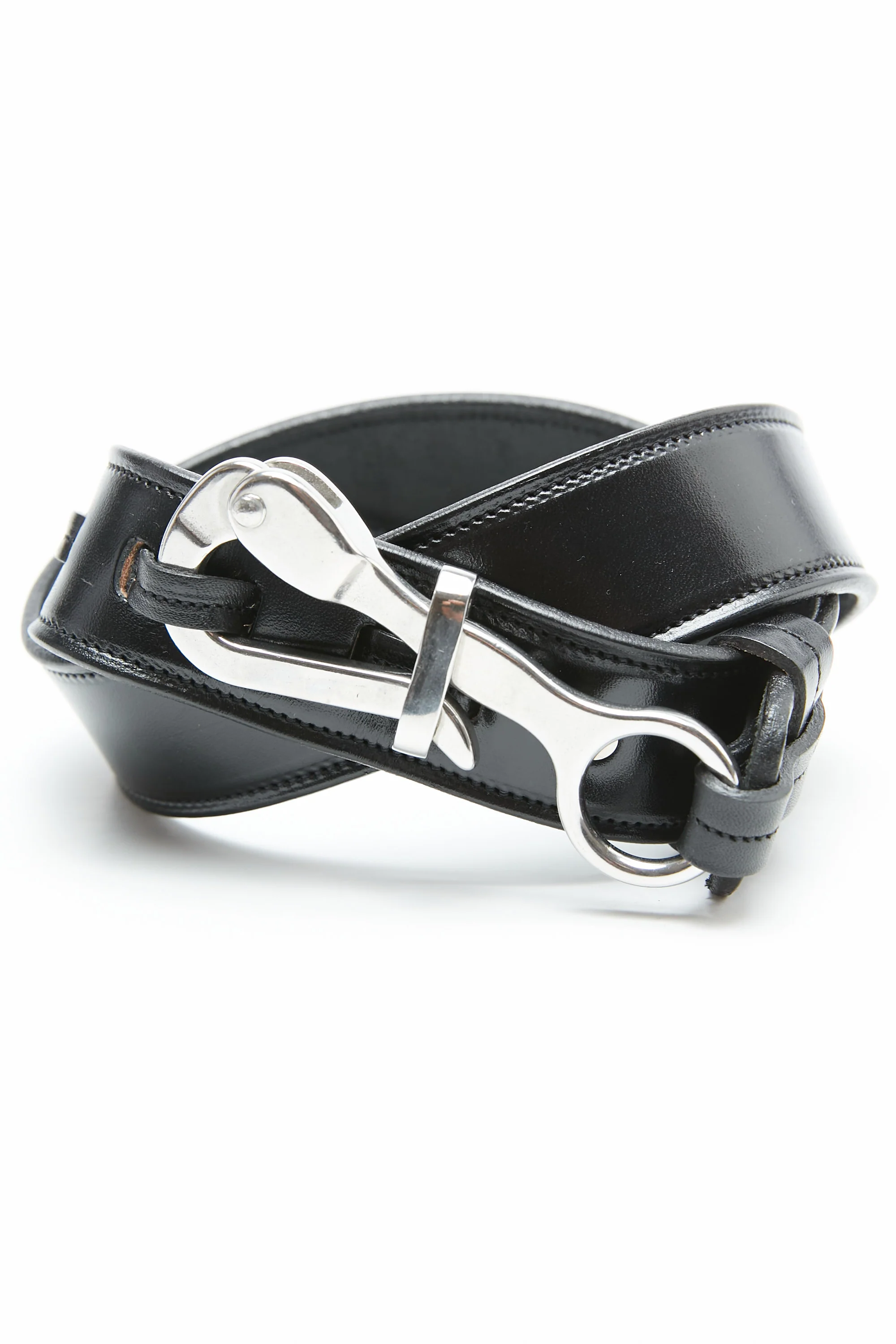 Tory Leather 1 1/2" Pelican Belt - Black (2663)