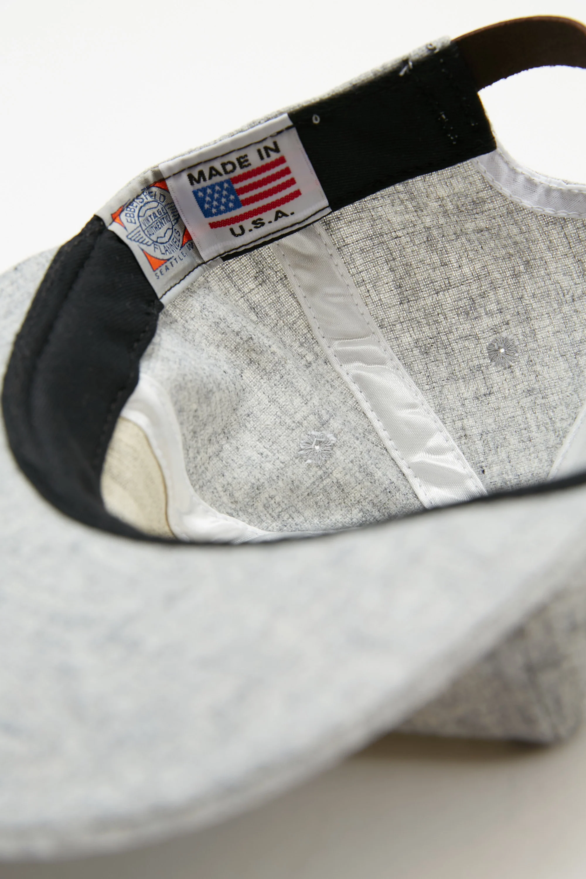 Ebbets x Totem Brand Co. Cap - Grey Heather Wool - EXCLUSIVE - Image 6