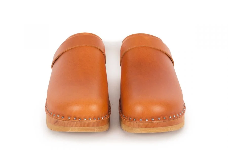 Troentorp Da Vinci Cognac Clogs - Ideal Natural - Image 3