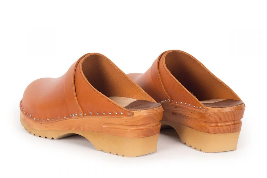 Troentorp Da Vinci Cognac Clogs - Ideal Natural - Image 4