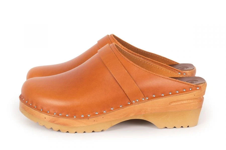 Troentorp Da Vinci Cognac Clogs - Ideal Natural - Image 5