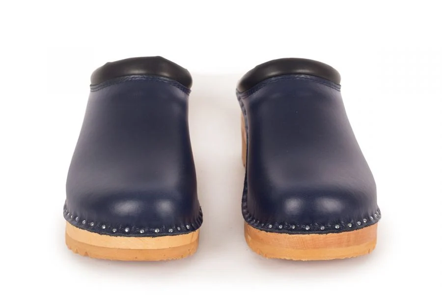 Troentorp Rembrandt Navy Blue Clogs - Ideal Natural - Image 3