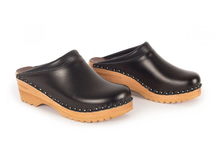 Troentorp Rembrandt Black Clogs - Ideal Natural - Image 5