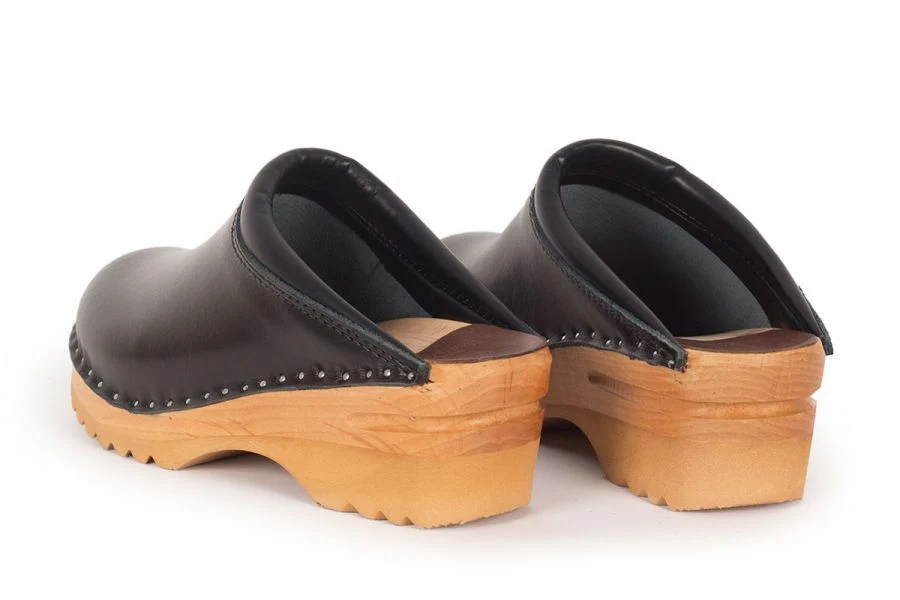 Troentorp Rembrandt Black Clogs - Ideal Natural - Image 6