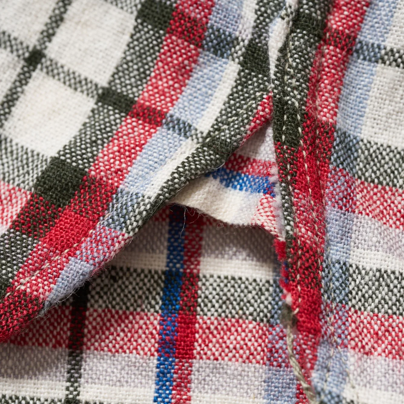 Warehouse & Co. 3056 Short Sleeve Check Work Shirts -  B-1 BLUE - Image 4