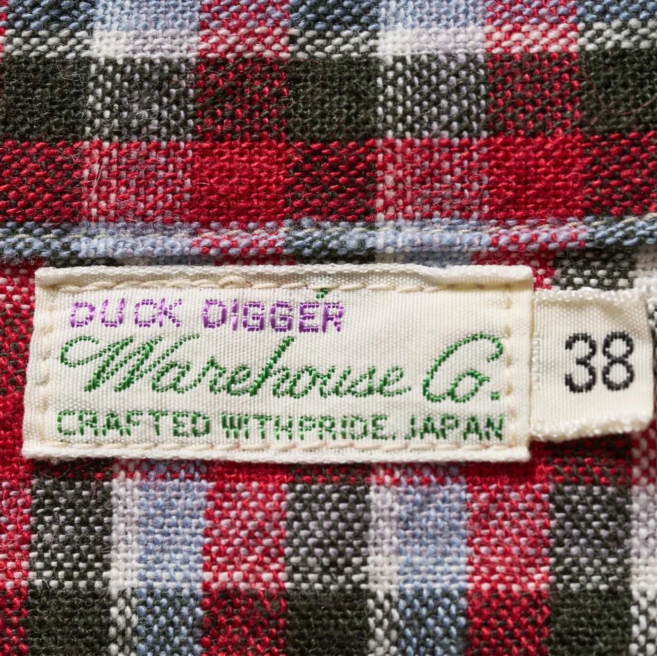 Warehouse & Co. 3056 Short Sleeve Check Work Shirts -  B-1 BLUE - Image 5