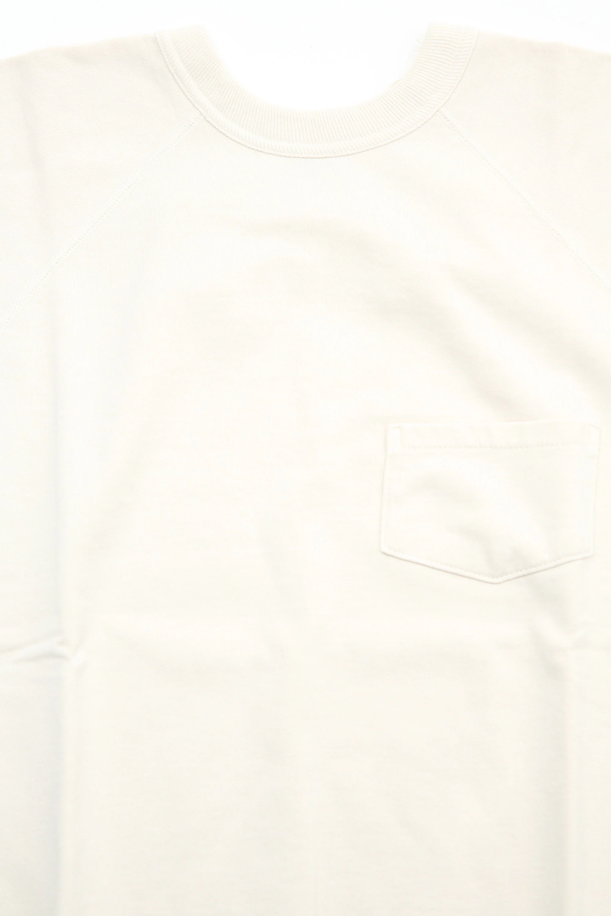 Warehouse & Co. 4105 Short Sleeve SW (with pocket) - Cream - Image 2