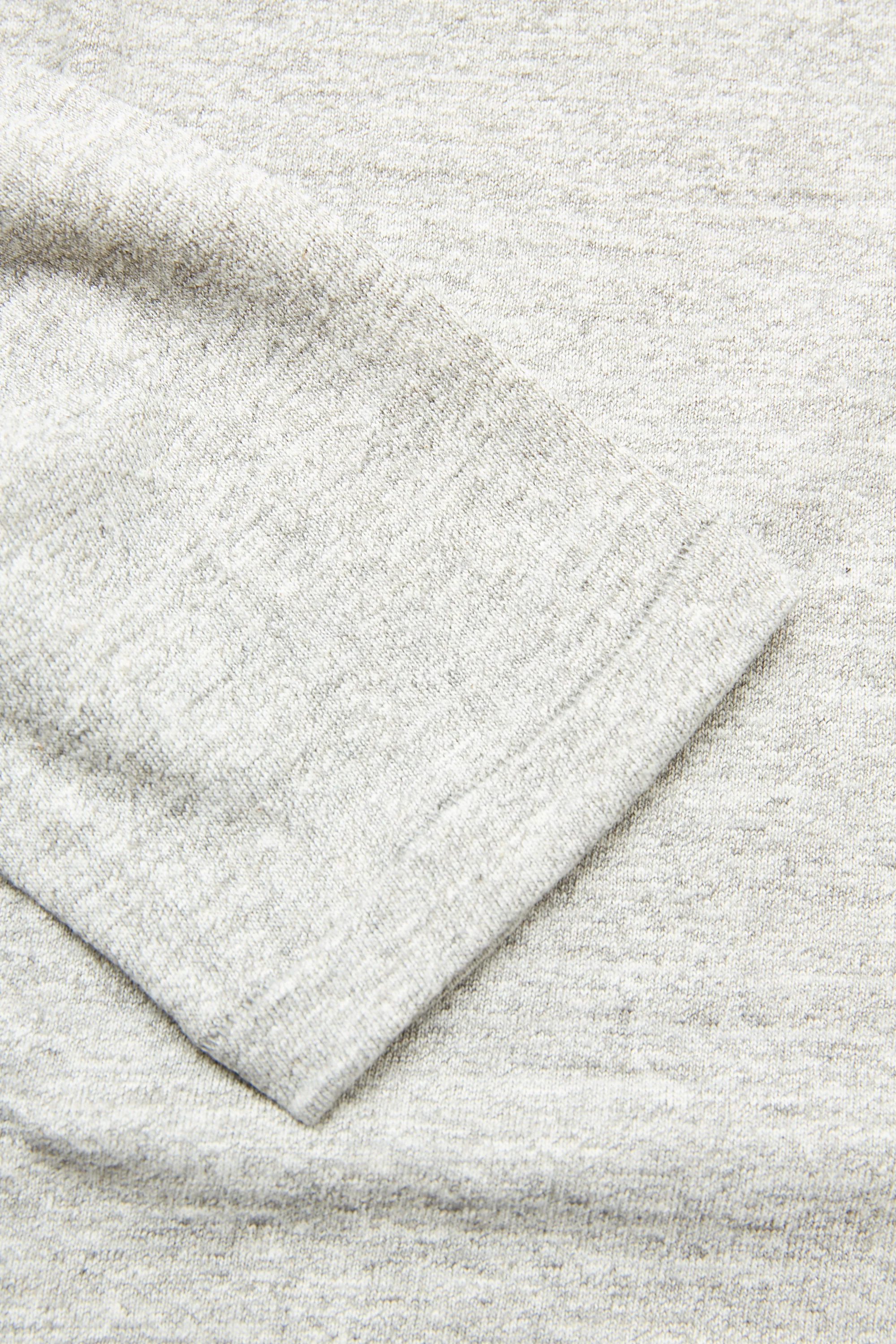 Warehouse & Co. 5906 - Long Sleeve Crewneck T-Shirt - Heather Grey - Image 4