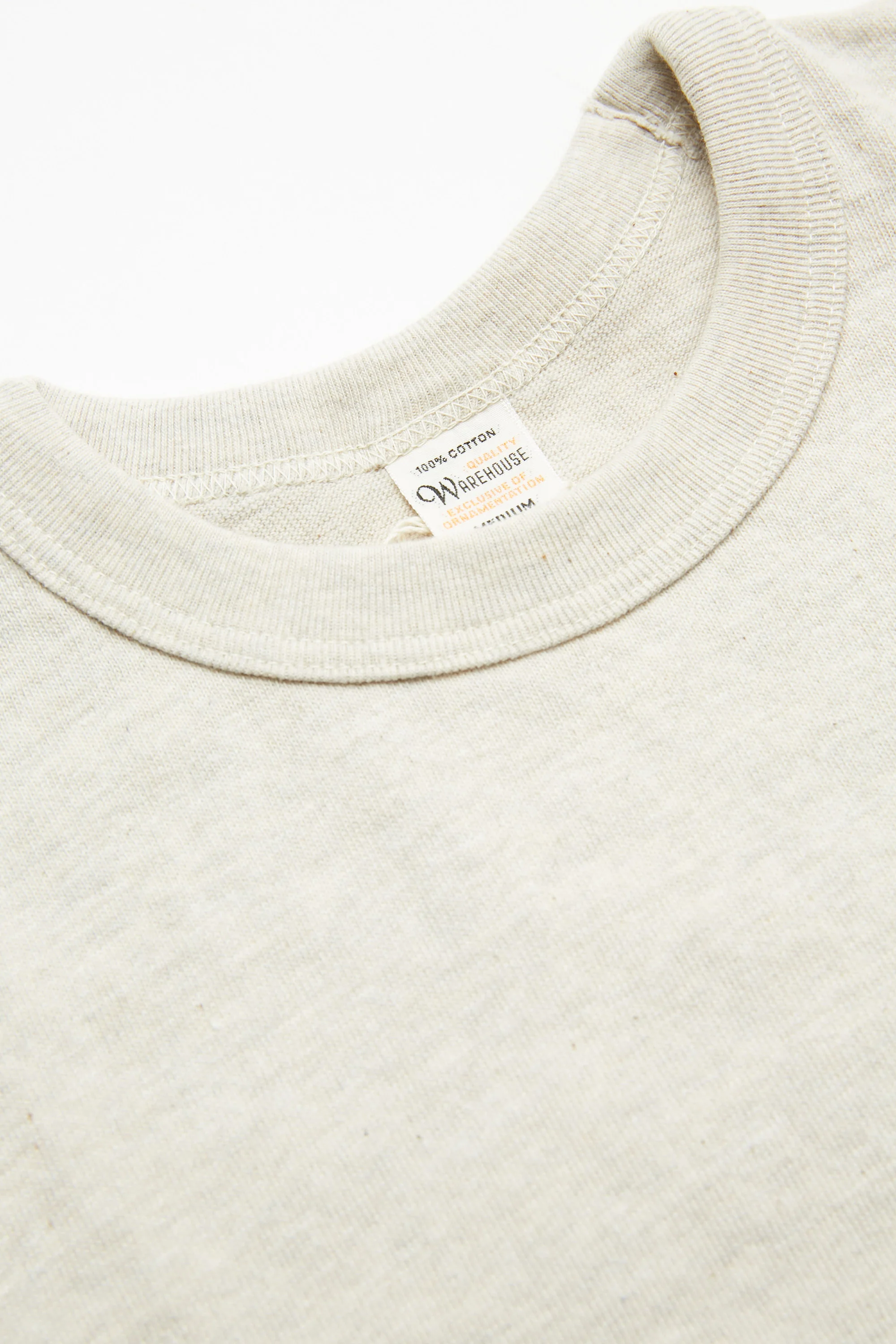 Warehouse & Co. 5906 Long Sleeve Crewneck T-Shirt - Oatmeal - Image 7