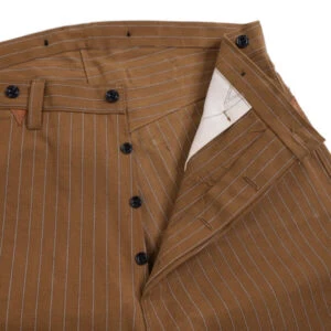 Warehouse & Co. Greenebaum Lot. 1229 - 1900 4-Pocket Heavy Leather Bound Trousers: Duck Stripe (No Wash) - Image 2