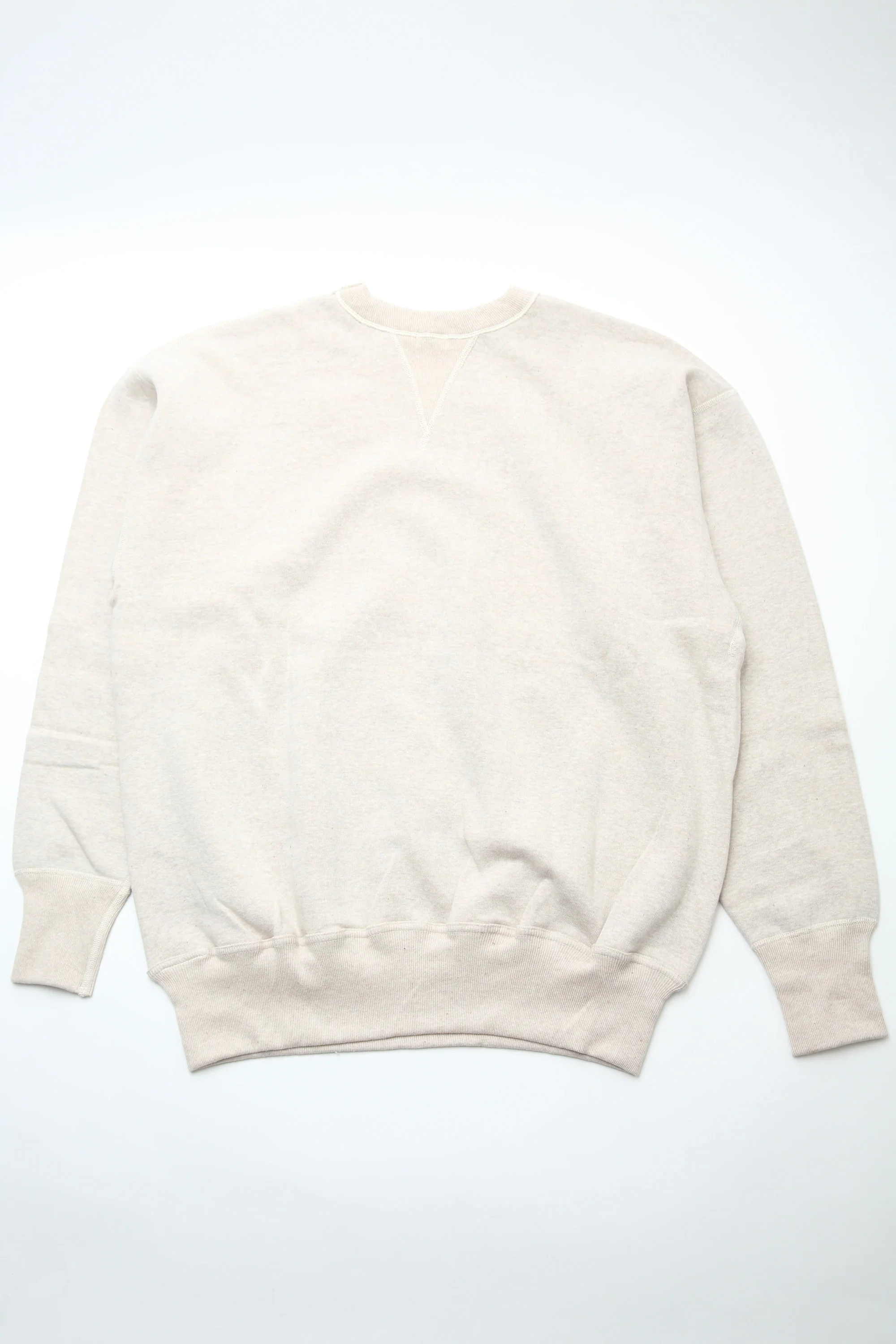 Warehouse & Co. Lot 401 - Plain Crewneck Sweatshirt - Oatmeal - Image 8